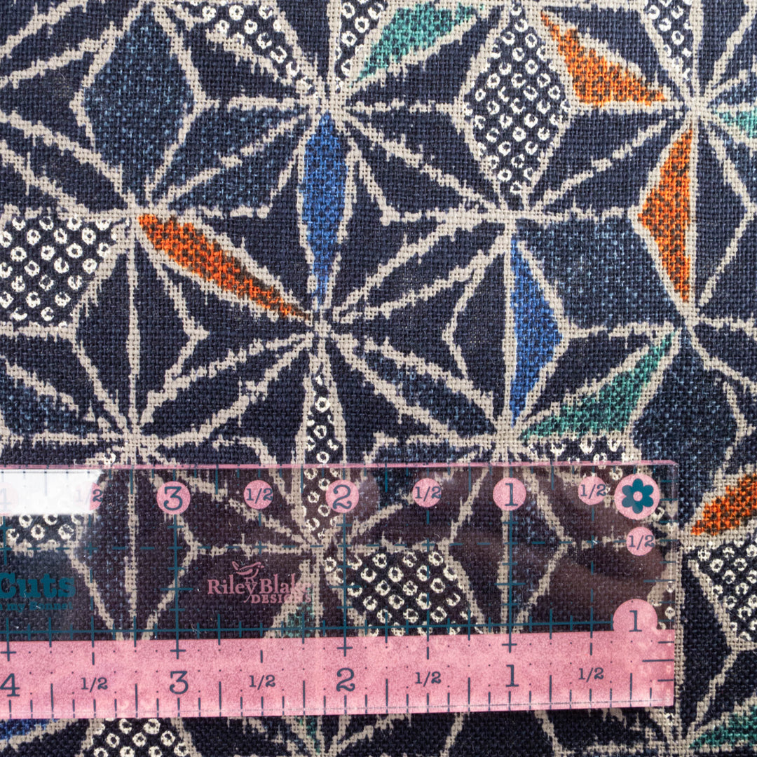 Nara Homespun :: Wagara Stars in Navy (NHS3D14)