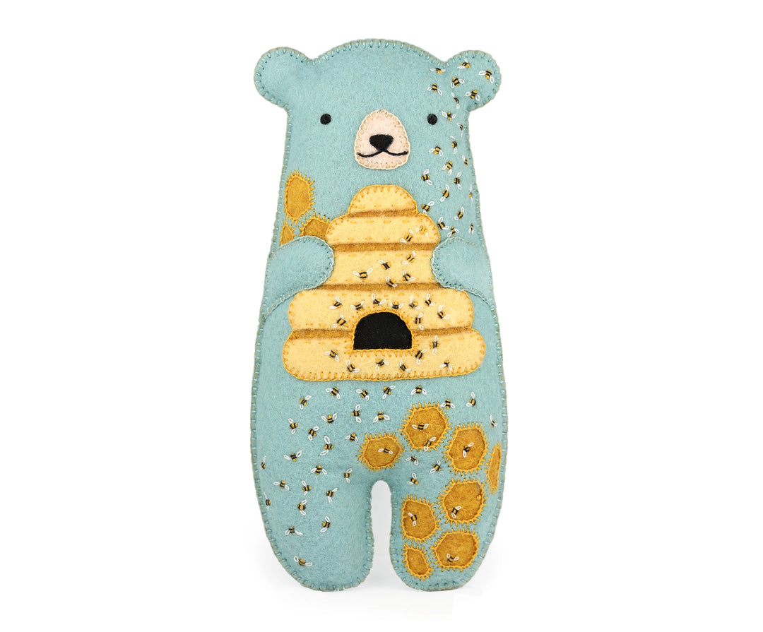Felt Bear Embroidery Kits