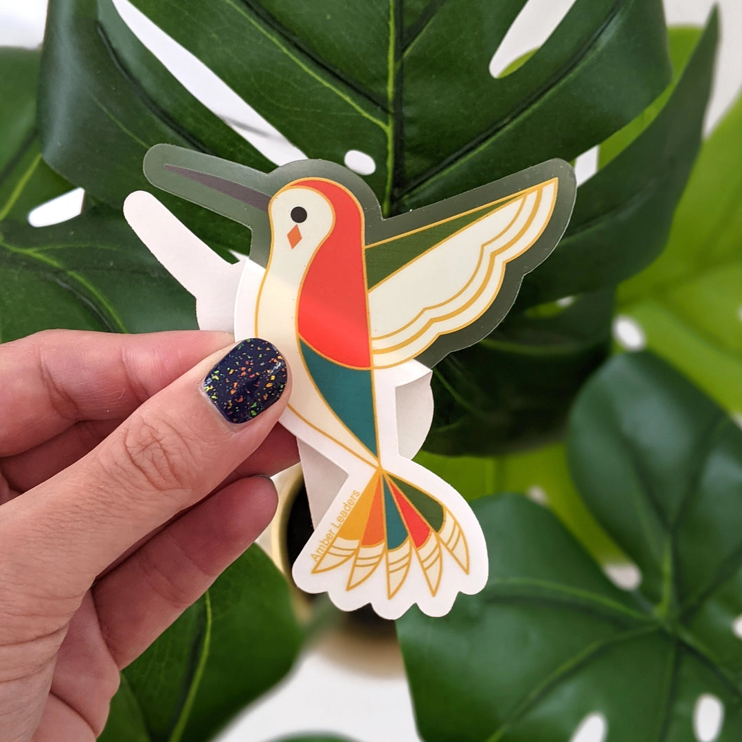 Hummingbird Vinyl Sticker