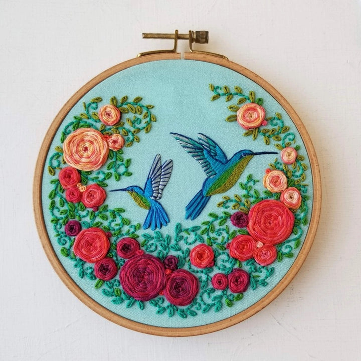 Summer Birds Embroidery Kit