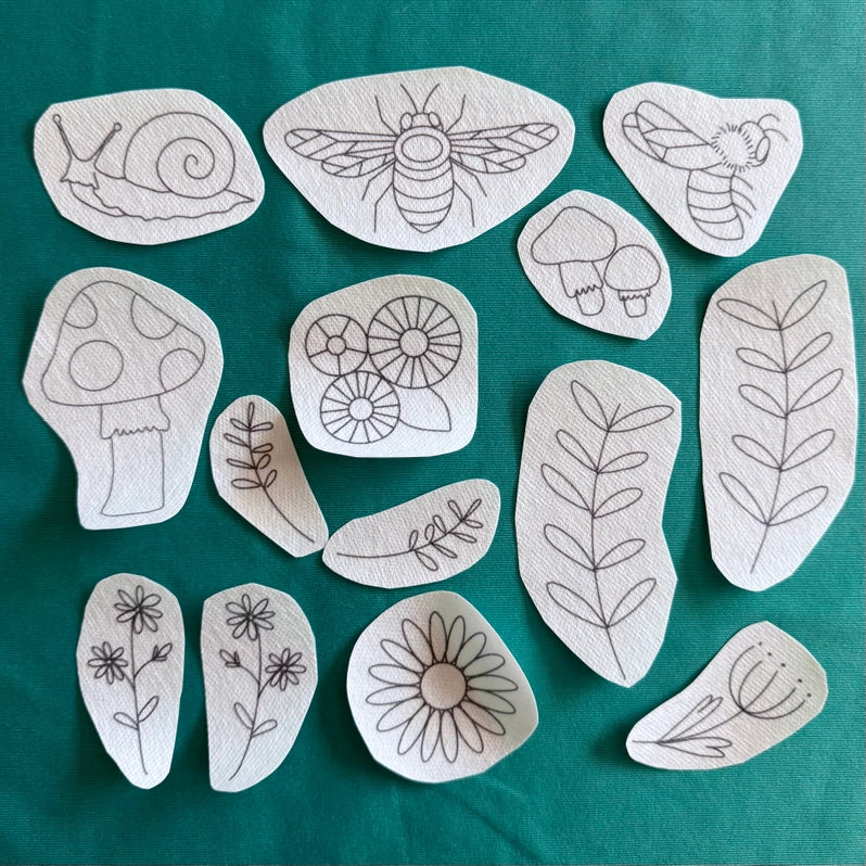 In the Garden Stick & Stitch Embroidery Patterns