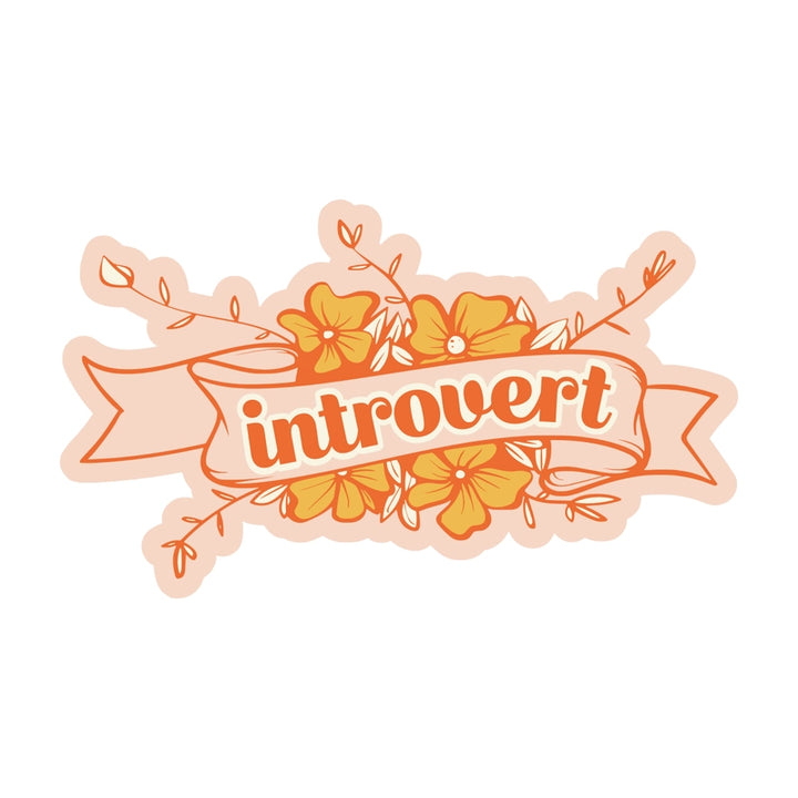Introvert Vinyl Sticker