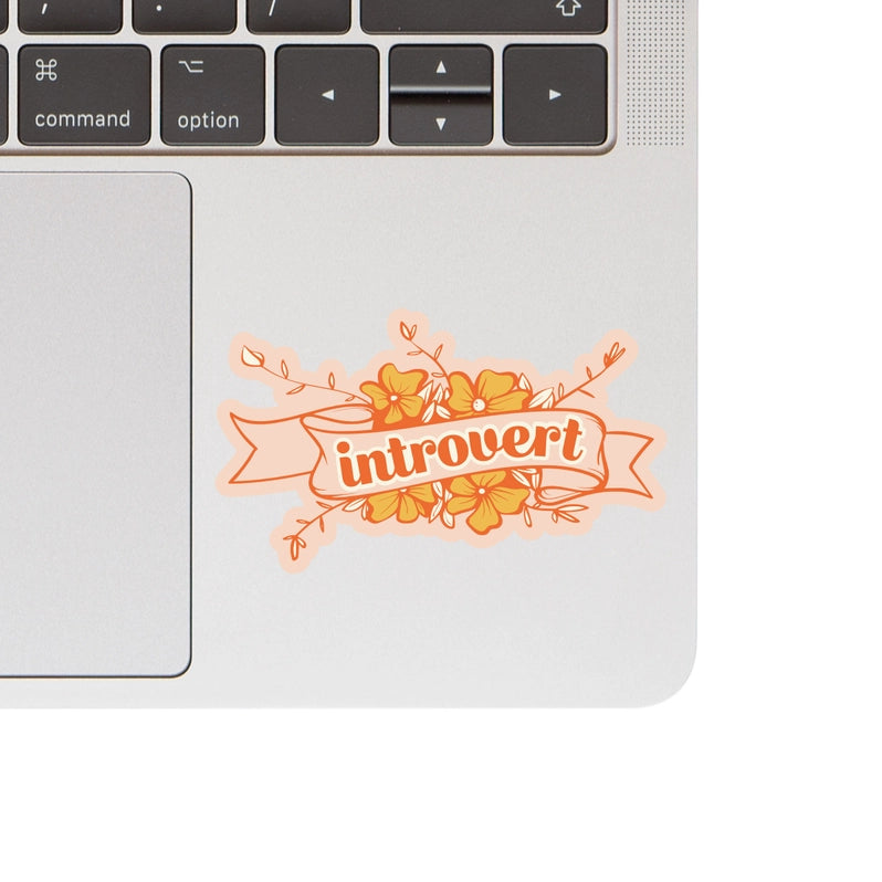 Introvert Vinyl Sticker