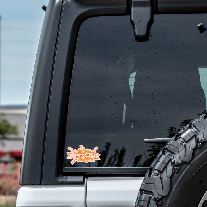 Introvert Vinyl Sticker