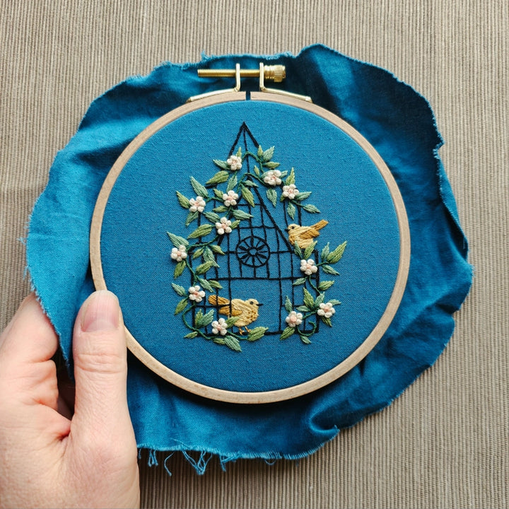 Fly Free Bird Embroidery Kit