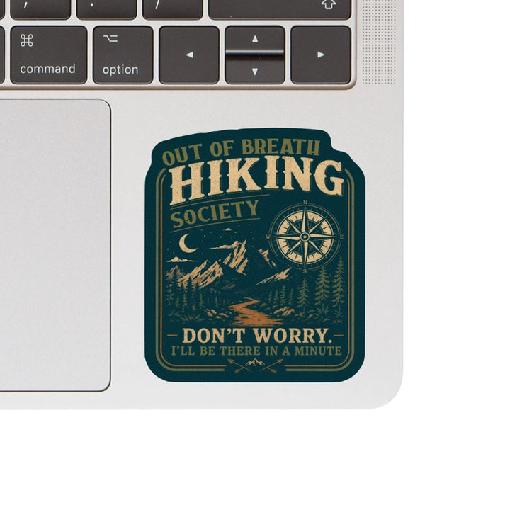 Hiking Club Vinyl Sticker
