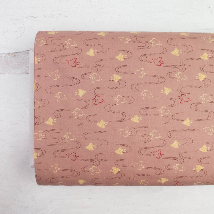 Sevenberry Japanese Cotton Fabric - Chidori Bird on Lilac (SBK2D81)