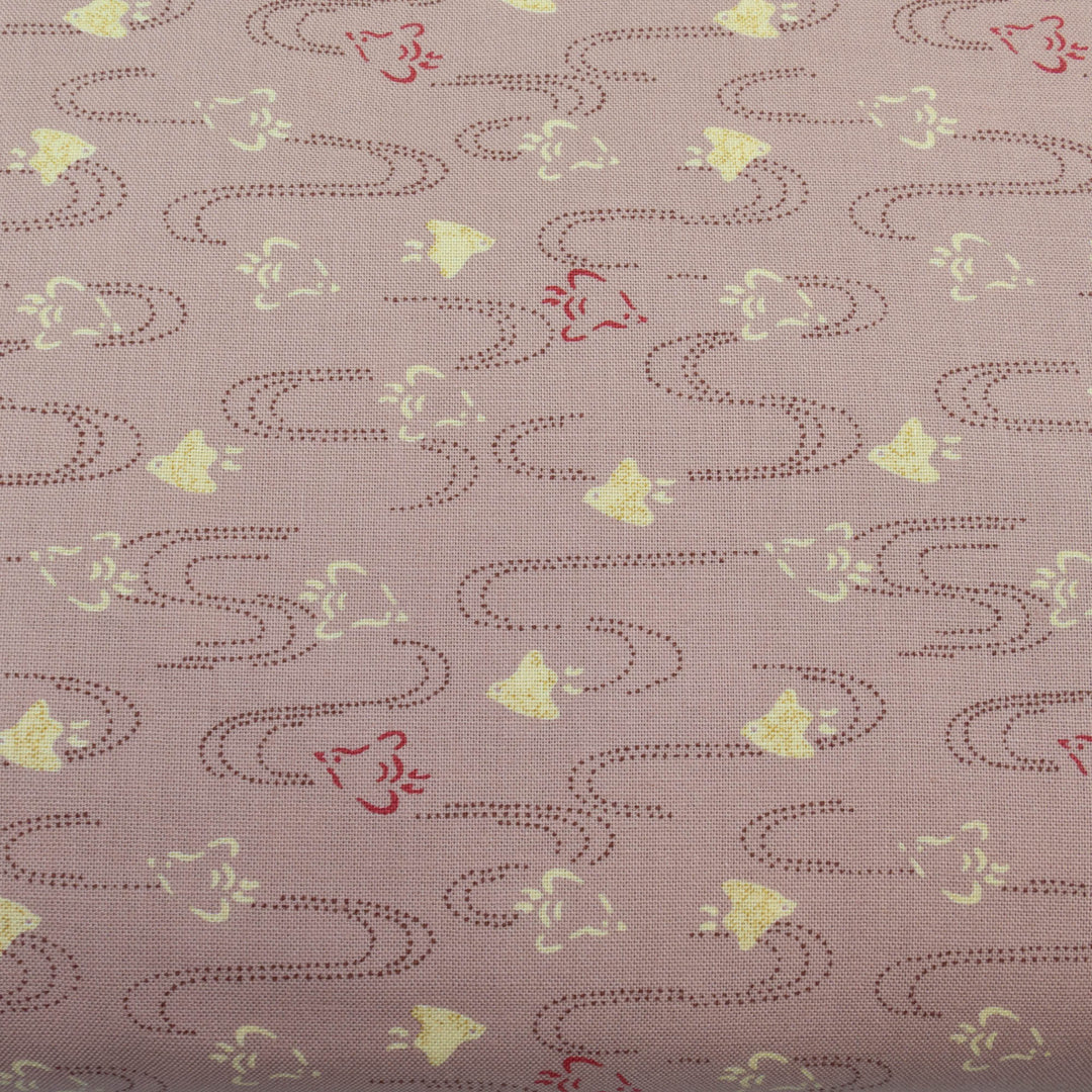 Sevenberry Japanese Cotton Fabric - Chidori Bird on Lilac (SBK2D81)