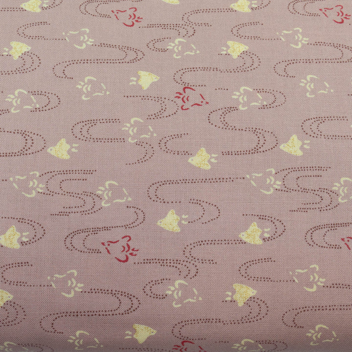 Sevenberry Japanese Cotton Fabric - Chidori Bird on Lilac (SBK2D81)