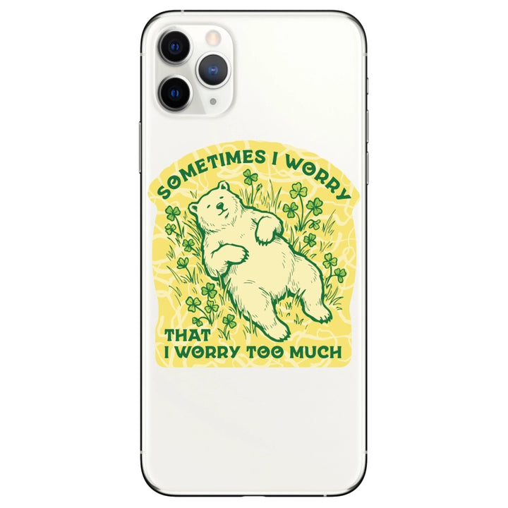 Worry Too Much Vinyl Sticker