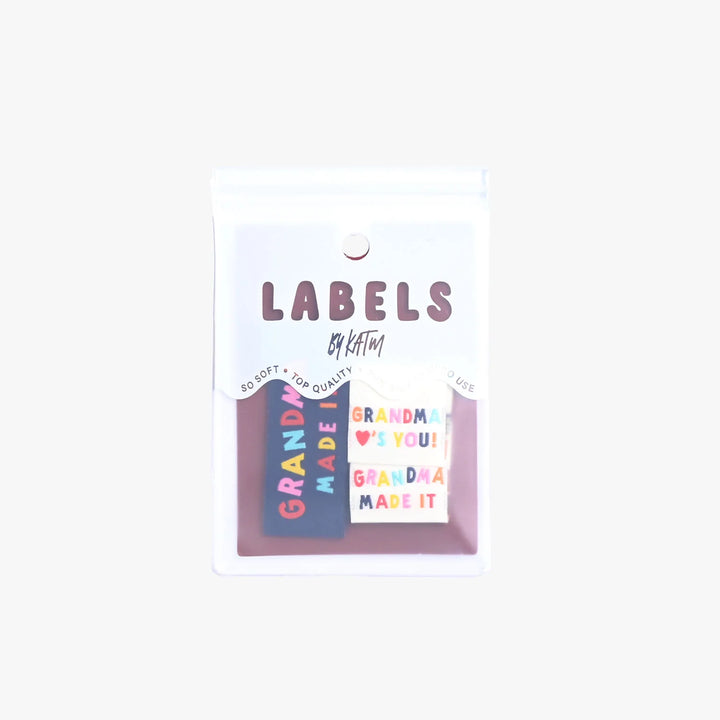 GRANDMA MADE IT Woven Labels
