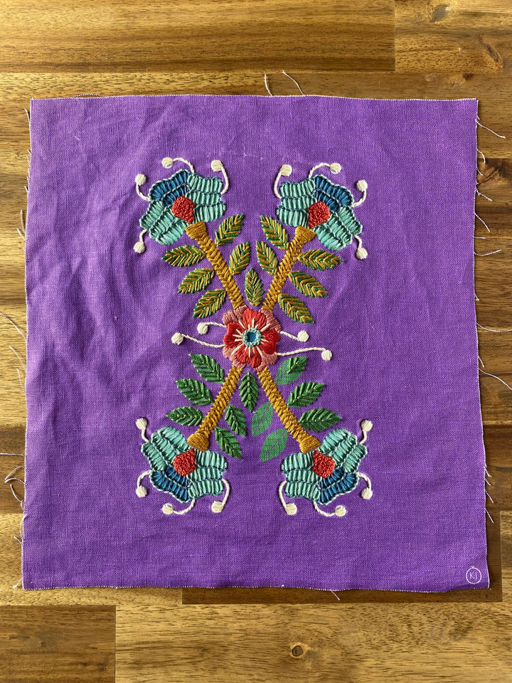 Modern Embroidery Kit - Eva