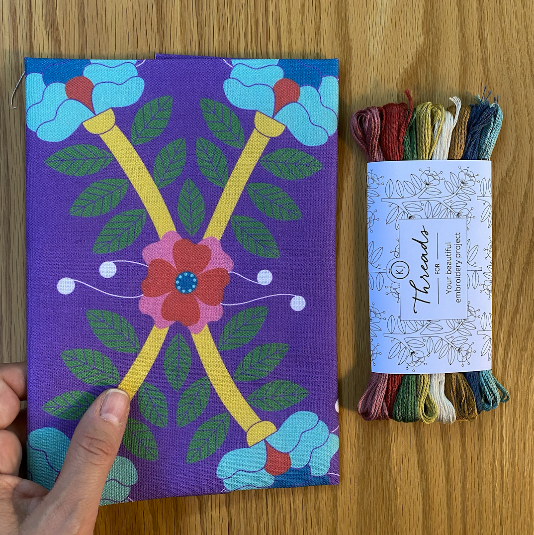Modern Embroidery Kit - Eva