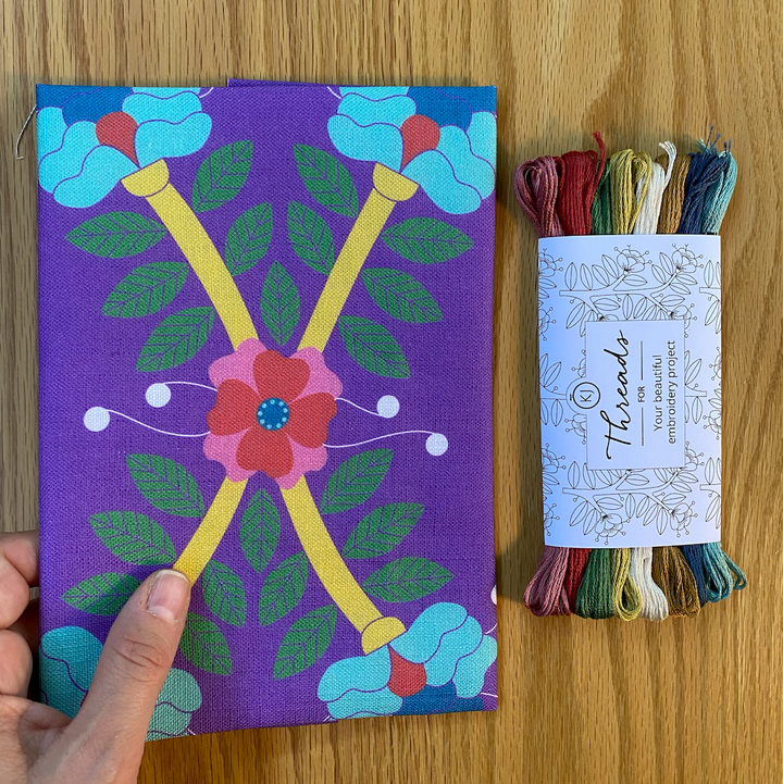 Modern Embroidery Kit - Eva