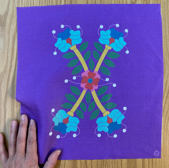 Modern Embroidery Kit - Eva