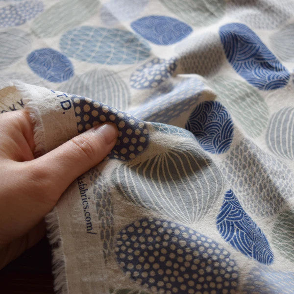 Japanese Cotton/Linen Blend - Pathway by Bookhou - Stones (KOK14401B)