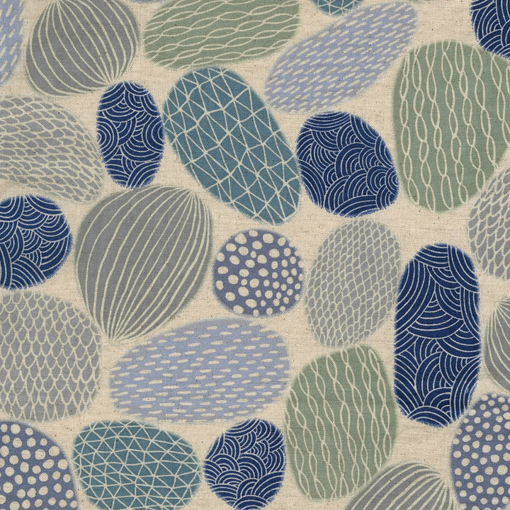 Japanese Cotton/Linen Blend - Pathway by Bookhou - Stones (KOK14401B)