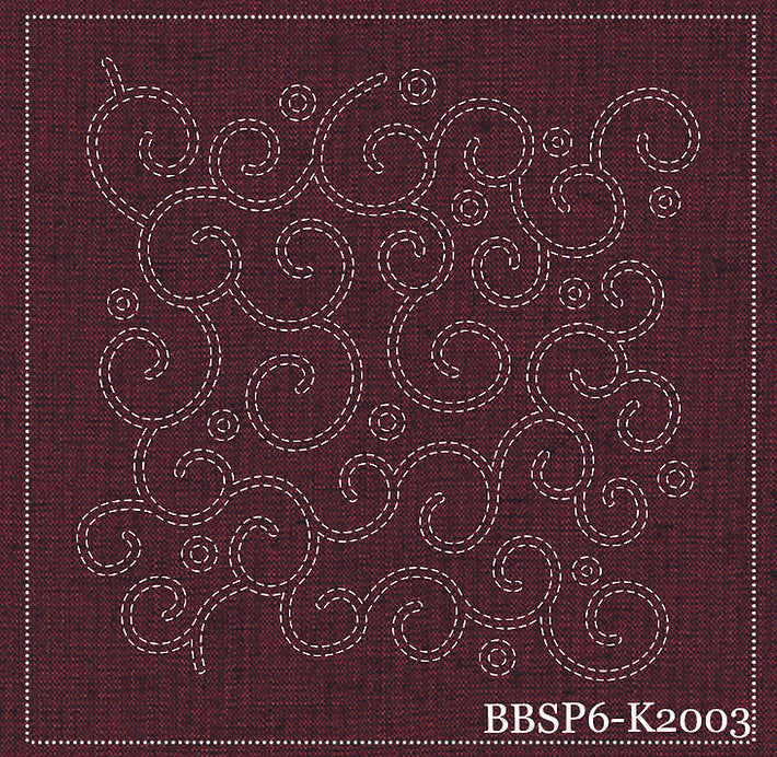 Karakusa Pre-Stenciled Sashiko Sampler