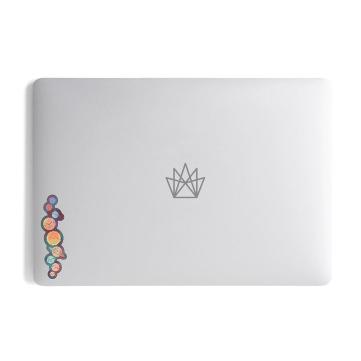 Holographic Kawaii Planet Parade Vinyl Sticker
