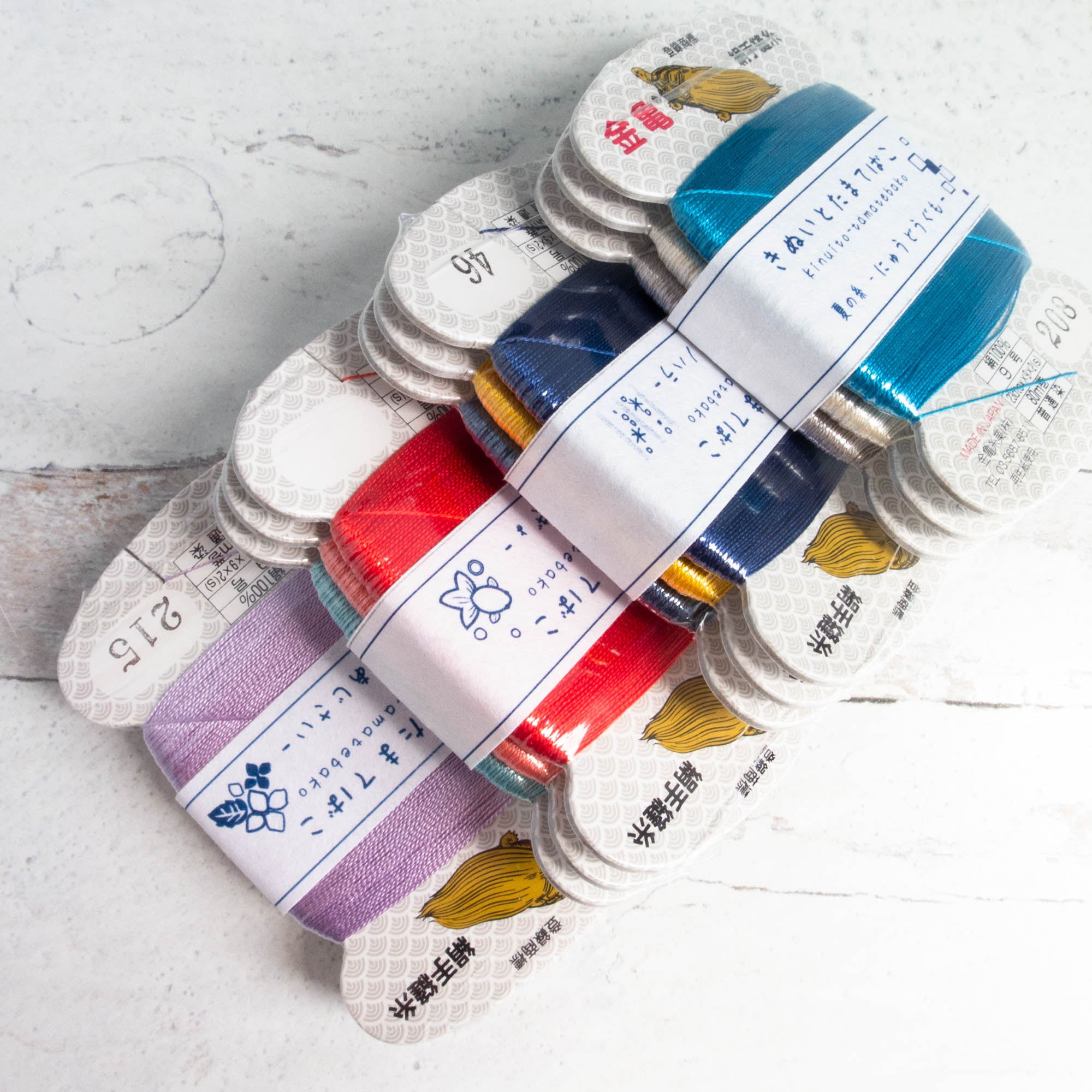 Japanese Ultra-Fine Hand Sewing Silk Thread Set - Summer – Snuggly