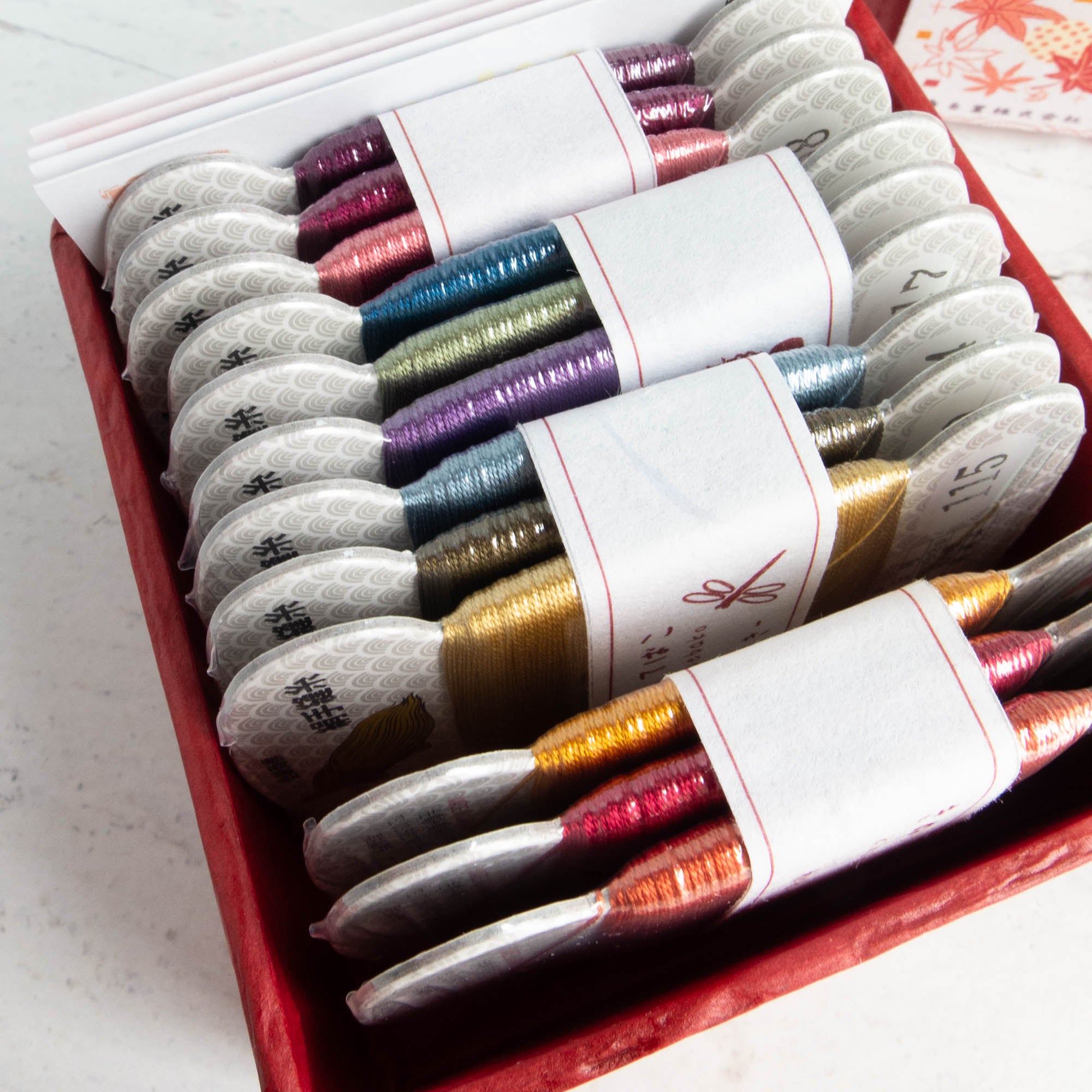 Japanese Ultra-Fine Hand Sewing Silk Thread Set - Fall – Snuggly