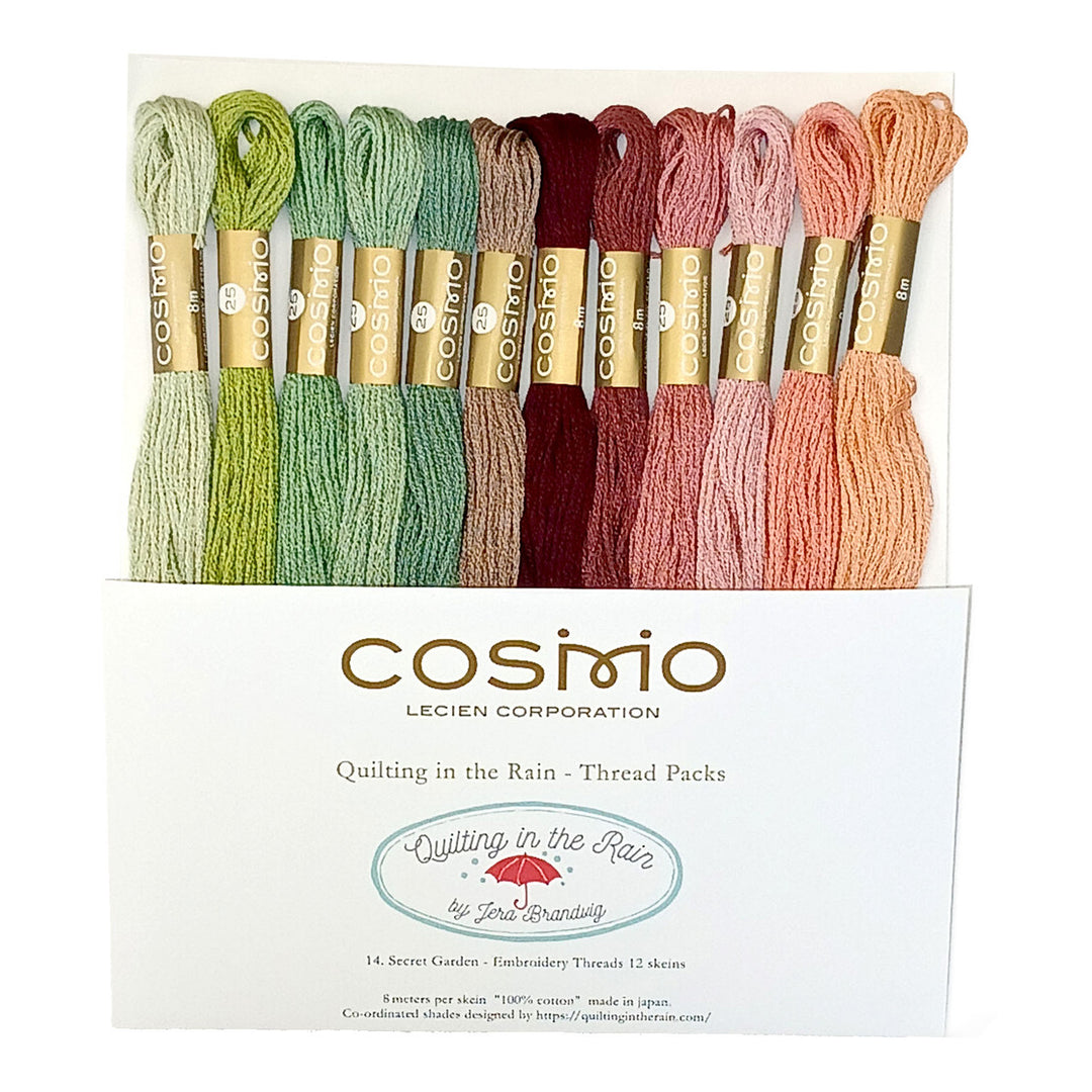 Cosmo Embroidery Floss Set - Secret Garden