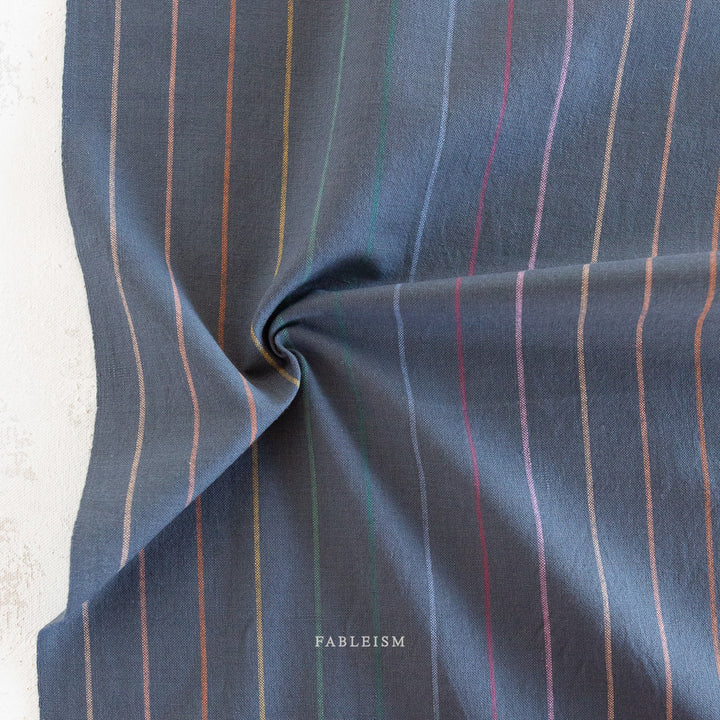 Lucky Loom - Skinny Stripe in Dark Rainbow (LL03DKSS)