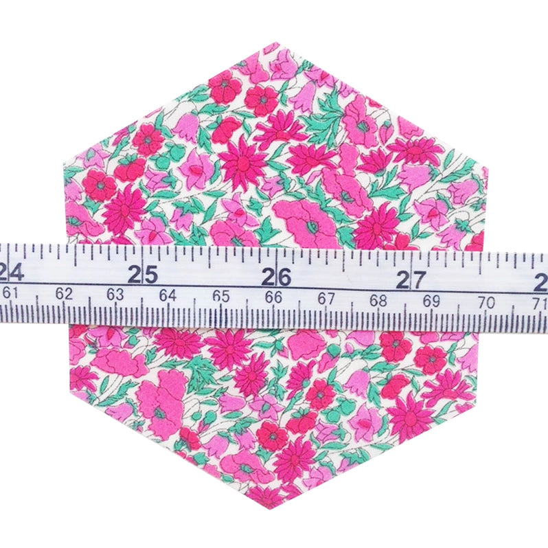 Liberty Tana Lawn Fabric 1.75″ Hexagons - Rainbow Assortment