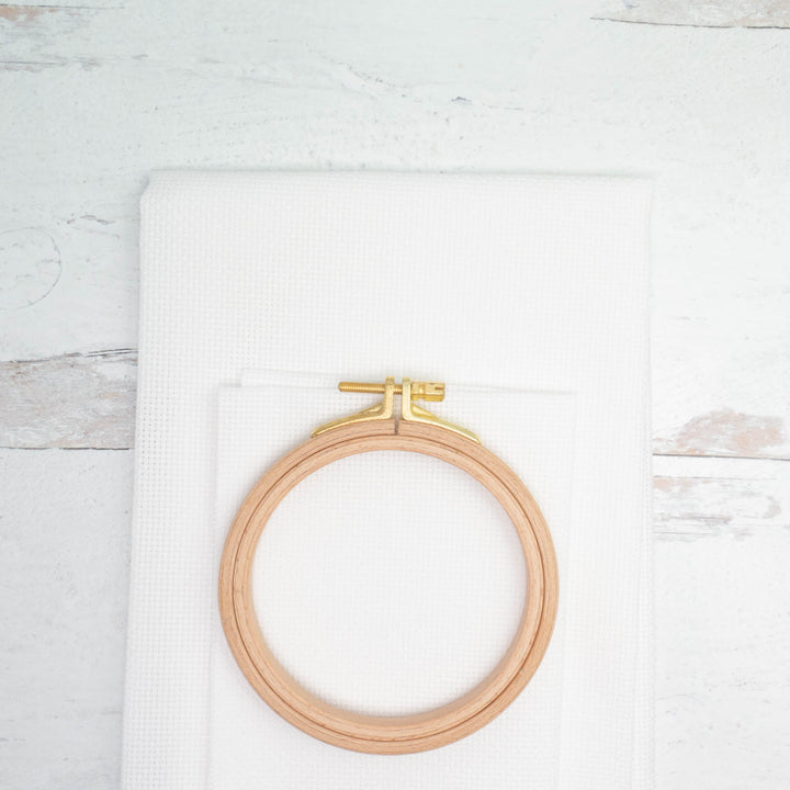 14 ct Tencel Aida - White