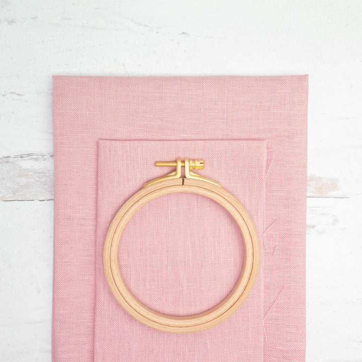 32 ct Belfast Linen - Ash Rose