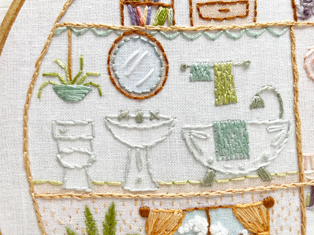 Little House Embroidery Sampler