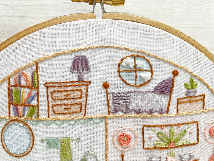 Little House Embroidery Sampler