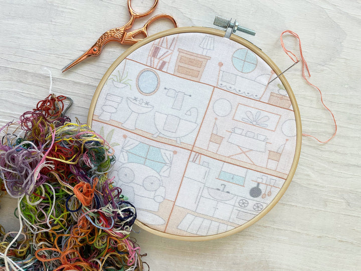 Little House Embroidery Sampler