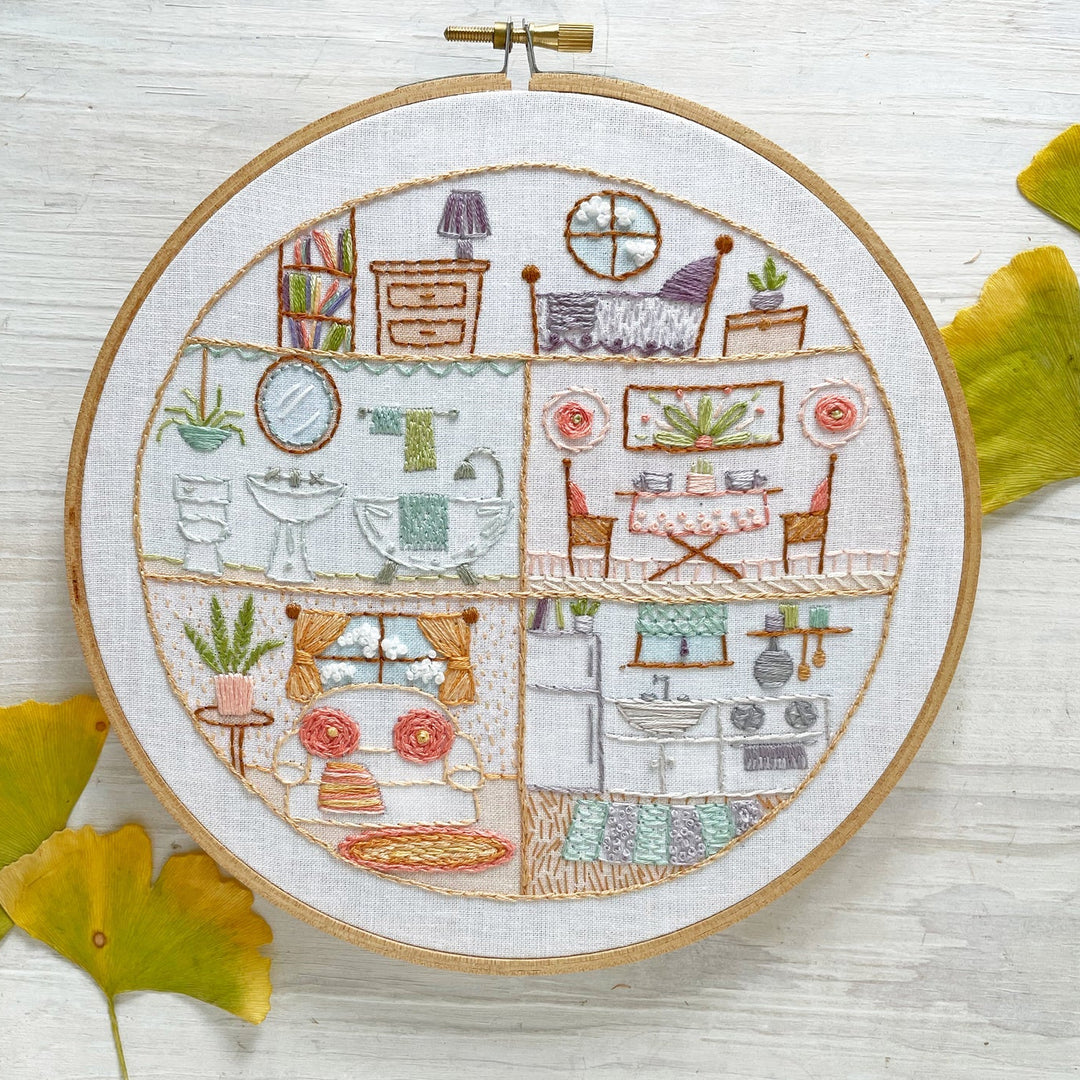 Little House Embroidery Sampler