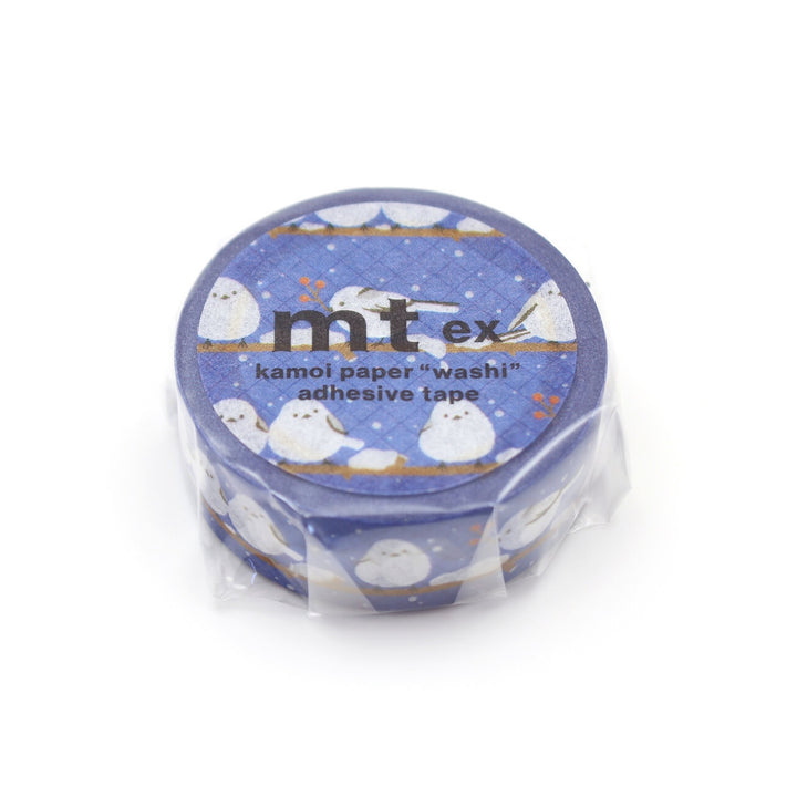 Japanese Washi Tape - Winter Long Tailed Tit