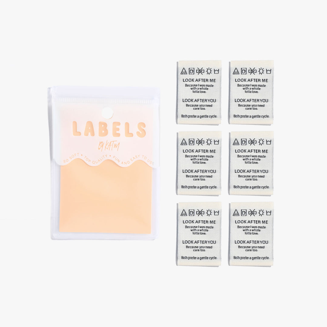LOOK AFTER ME LOOK AFTER YOU Woven Labels