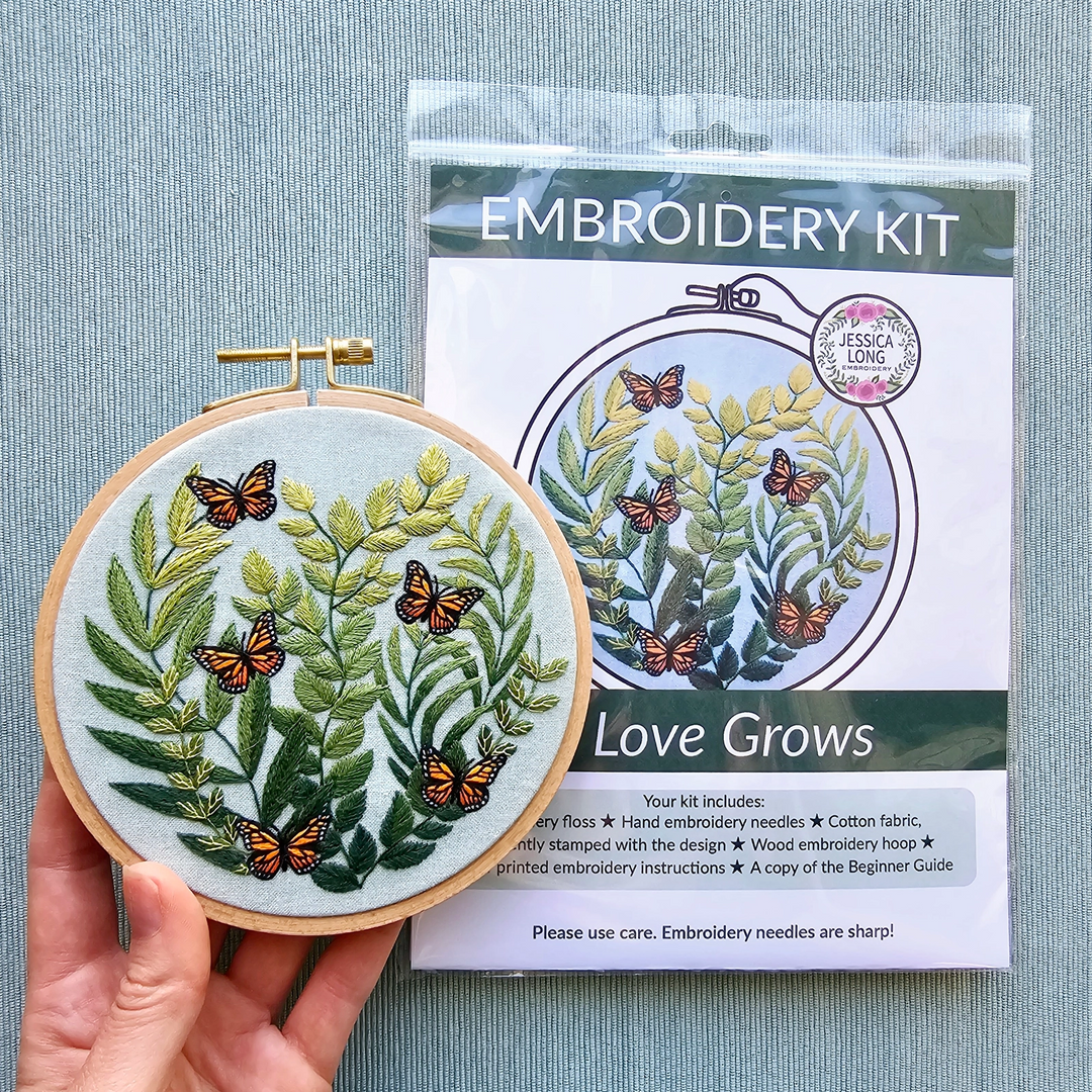 Love Grows Embroidery Kit