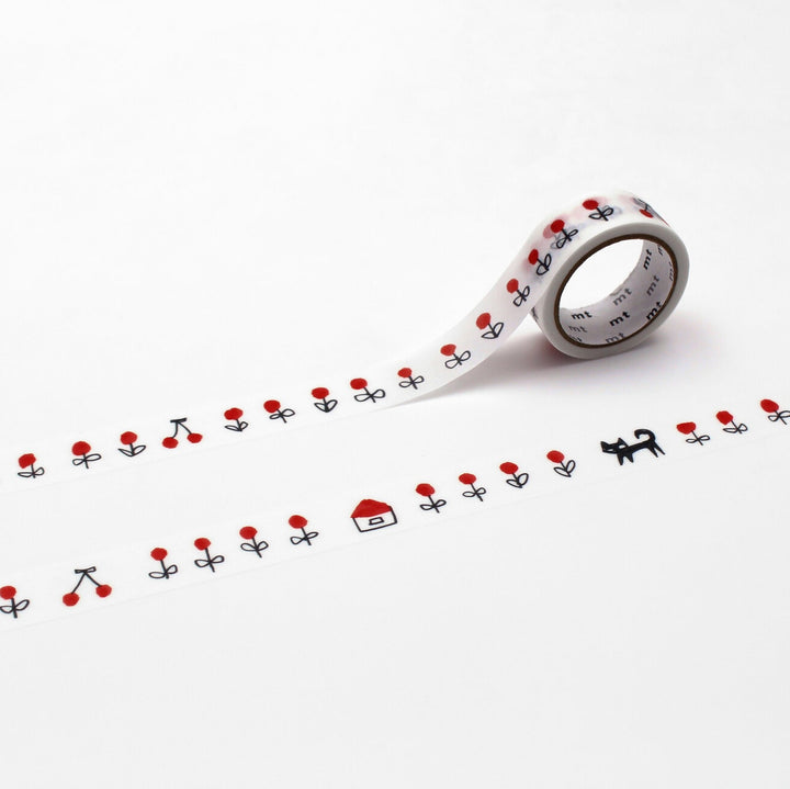 Japanese Washi Tape - Makoto Black Cat