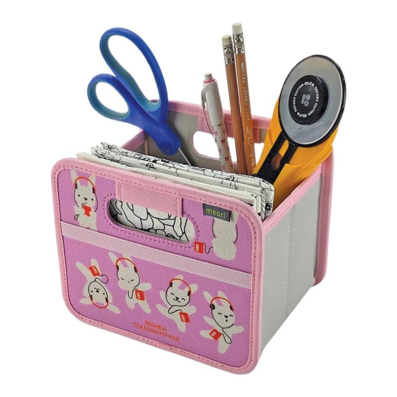 Mini Foldable Fabric Storage Box - Ruby Star Society Rabbeats