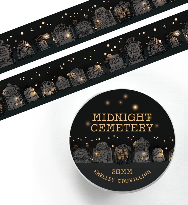 Midnight Cemetery Washi Tape