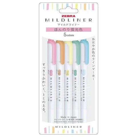 MILDLINER Dual-Tip Creative Highlighter - Medium Colors