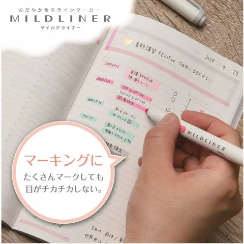 MILDLINER Dual-Tip Creative Highlighter - Bold Colors