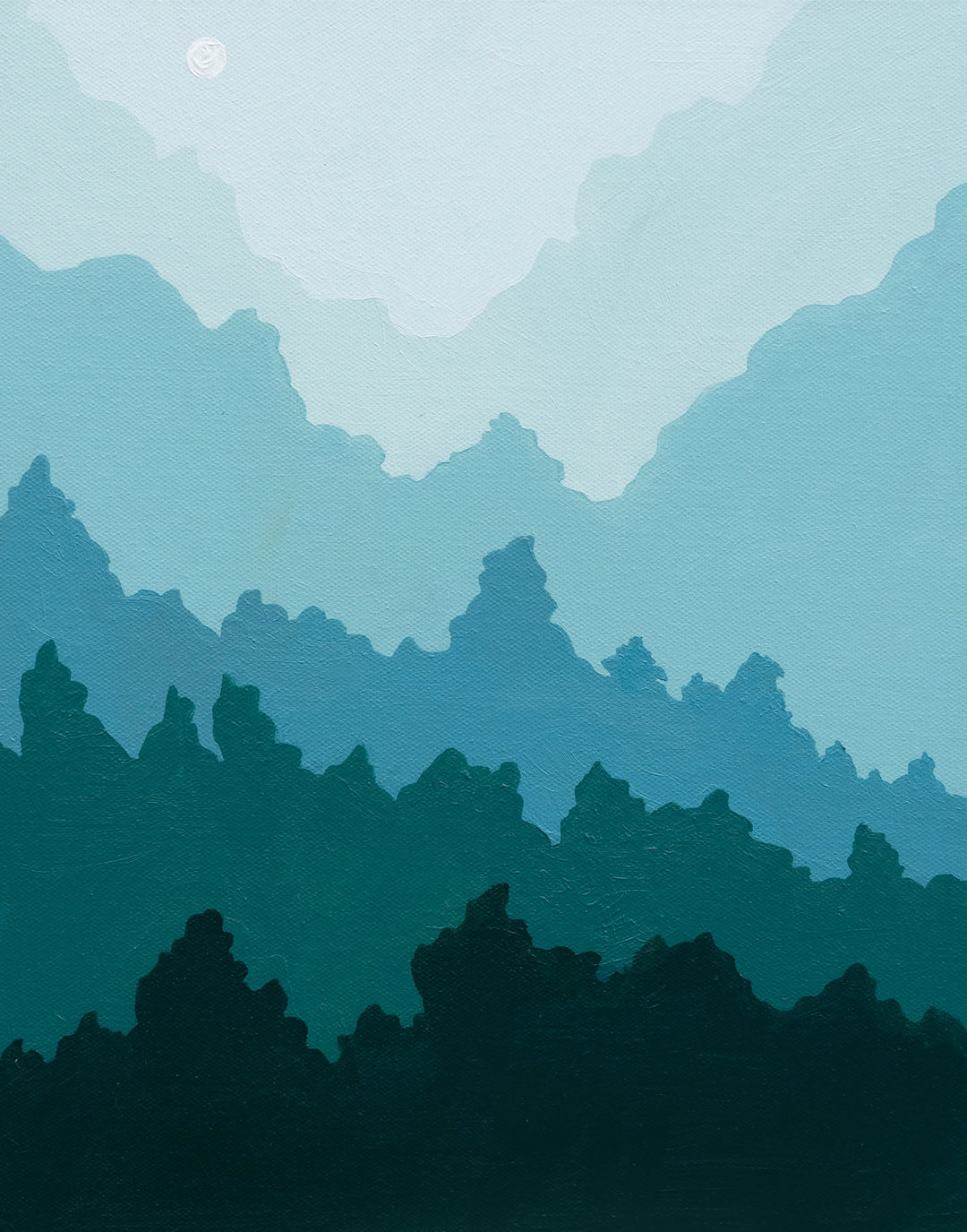 Misty Mountain Needlepoint Kit