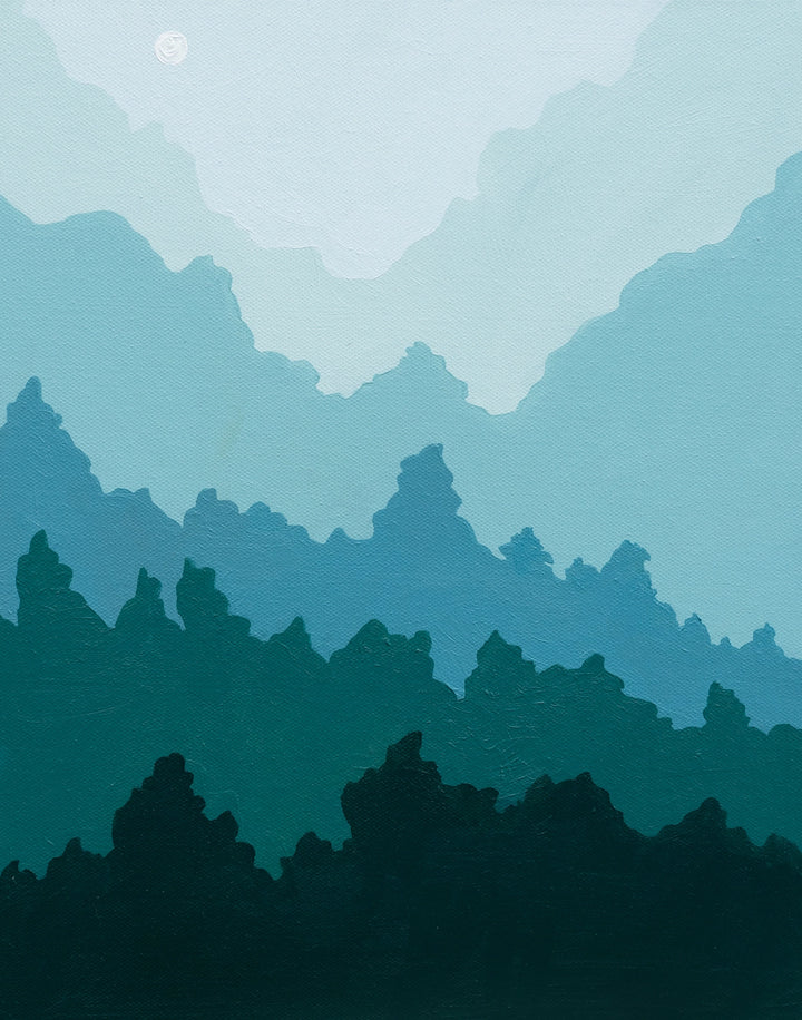 Misty Mountain Needlepoint Kit