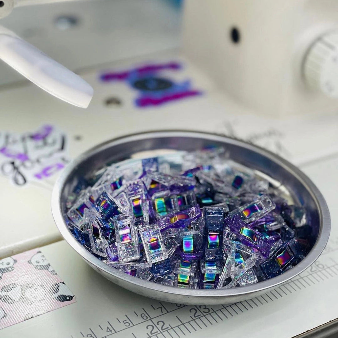 Mixed Glitter Sewing Clips (50 pack)