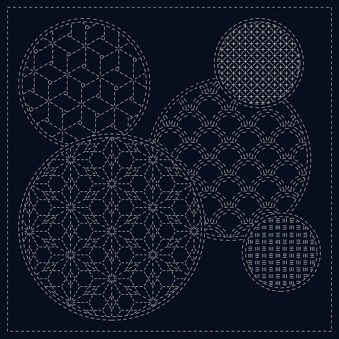 Sashiko Stencil - Hishi Sekaiha – Snuggly Monkey