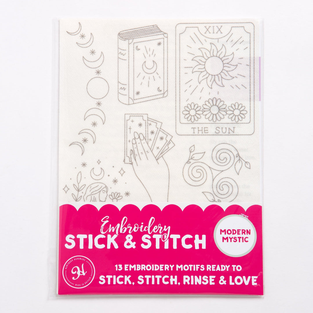 Modern Mystic Stick & Stitch Embroidery Patterns