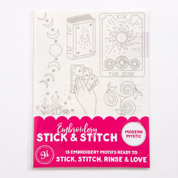 Modern Mystic Stick & Stitch Embroidery Patterns
