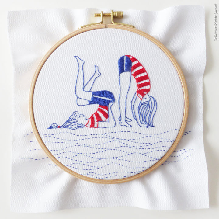 Morning Stretch Embroidery Kit