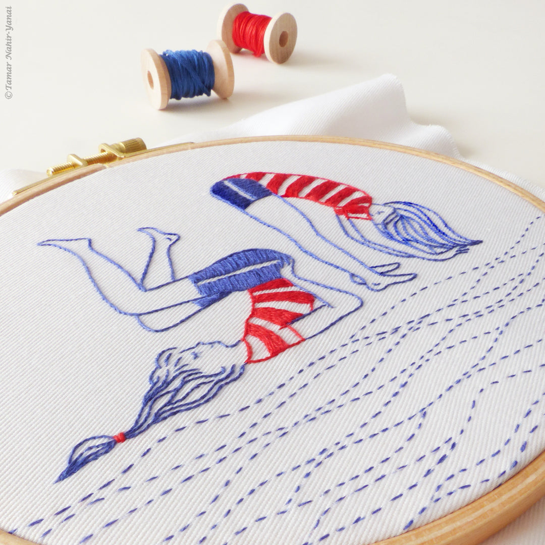 Morning Stretch Embroidery Kit